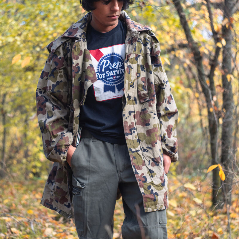 Romanian M94 Spotted Camo Parka w/ Liner & Hood Used - X-Large, , large image number 2